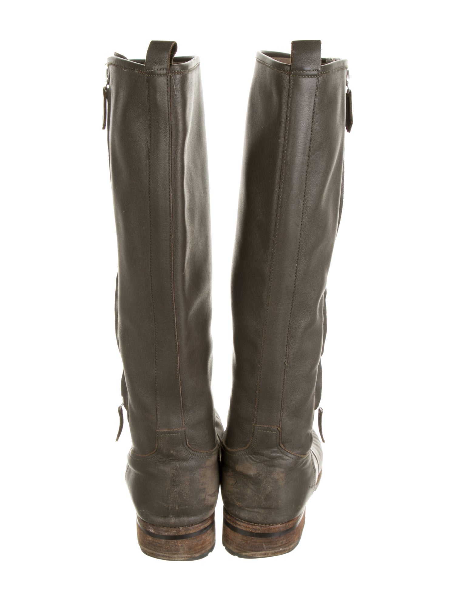 Hermès Leather Riding Boots